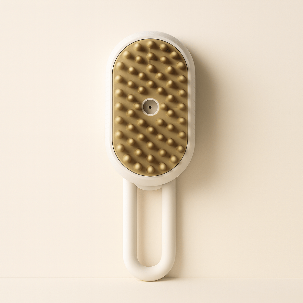 Brosse Vapeur Électrique 3 en 1 pour Chiens et Chats – Peigne de Massage Rechargeable USB